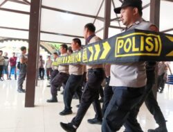 Polres Lamandau Gelar Latih Dalmas: Persiapan Hadapi Pemilu Serentak 2024