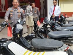 Polres Lamandau Tangkap 6 Pelaku Curanmor di Batas Kalteng-Kalbar