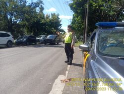 Polres, Libatkan Personel Polsek Pam Pengguna Jalan Melewati Jalur Kemacetan