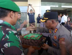 Polres Sukoharjo dapat Kejutan dari TNI di HUT Bhayangkara ke 77