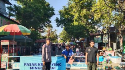 Polsek Demak Kota Melakukan Pengamanan Pasar Krempyeng