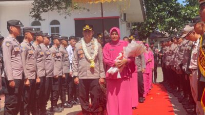 Tradisi Upacara Welcome And Farewell Parade Pisah Sambut Kapolres Pangandaran