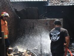 Kebakaran Rumah di Sumberjo Rembang, Barang Berharga Ikut Ludes