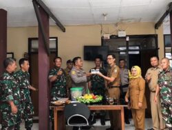 Sambang Silaturahmi, Polsek Panawangan Terima Kunjungan Koramil dan Sekcam Panumbangan