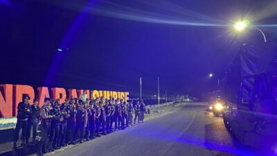 Antisipasi Tindak Pidana, Raymas Polres Pangandaran Gelar Patroli Blue Light
