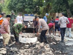 Sebuah Rumah Warga Kragan Rembang Terbakar, Ini Penyebabnya