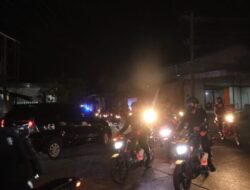 Laksanakan Patroli Skala Besar di Malam 1 Suro, Personil Gabungan di Sukoharjo Bersinergi