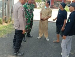 Sinergitas TNI-POLRI, Bersama Silahturahmi Aparatur Desa Belendung Karawang