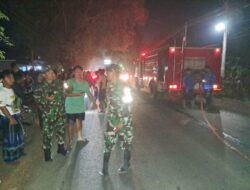 Datangi TKP Kebakaran Dua Ruko di Margoyoso, Polisi Ungkap Kronologisnya