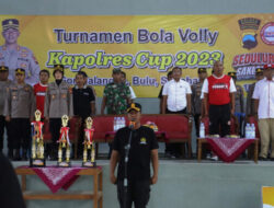 Turnamen Bola Volly Kapolres Cup 2023 Polres Sukoharjo Diikuti 8 Tim