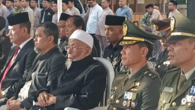Momen Abu Bakar Baasyir Ikut Upacara di Ponpes Al Mukmin Ngruki, Undang BNPT, Polisi dan TNI
