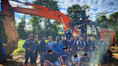 Amankan Satu Unit Ekskavator, Polda Aceh Hentikan Aktivitas Tambang Ilegal