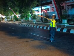 Antisipasi Kemacetan, Sat Lantas Polresta Pati Atur Rekayasa Lalu Lintas di Sejumlah Ruas Jalan di Alun-Alun Pati