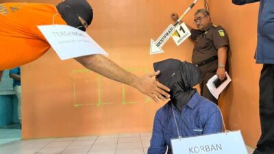 Gelar Rekonstruksi, Polresta Pati Buat Terang Kasus Pidana Pembunuhan di Ngipik