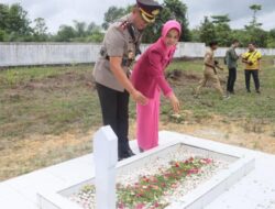 Jelang HUT ke-21, Kapolres dan Forkopimda Ziarah ke Makam Pendiri Kabupaten Lamandau
