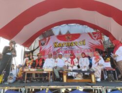 Kapolres Rembang Didampingi Ibu, Hadiri Karnaval HUT RI 78 di Kota Pusaka Lasem