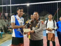 Kapolres Rembang Hadiri Final Turnamen Bola Voli Se Kecamatan Lasem