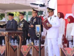 Upacara HUT RI Ke-78 Alun-alun Kota Rembang Dihadiri Kapolres Rembang