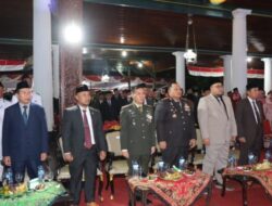 Resepsi Kenegaraan HUT RI 78 di Pendopo Museum Kartini Dihadiri Kapolres Rembang