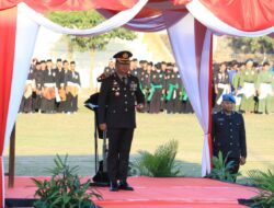 Kapolres AKBP Jamal Alam Sebagai Irup Penurunan Bendera HUT RI Ke 78 Kabupaten Sragen