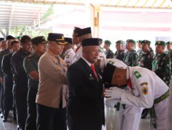 Kapolresta Pati Bersama Forkopimda Hadiri dan Berikan Selamat Saat Pengukuhan Paskibraka Kabupaten