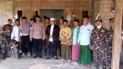Bersama Personilnya, Desa Tegalgawah Hadiri Tahlil & Pengajian Desa