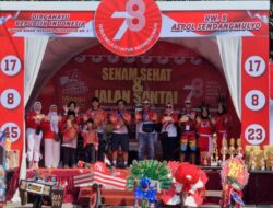 Kekompakan Warga Aspol Sendangmulyo Semarang di Puncak Peringatan HUT RI ke-78