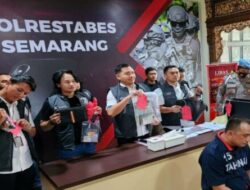 Komplotan Spesialis Pencuri Rumah Kosong asal Palembang Diringkus Polrestabes Semarang