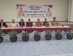 Kompol Hengky Hadiri Lepas Sambut Camat Gayamsari Di Gedung Grahasari Semarang