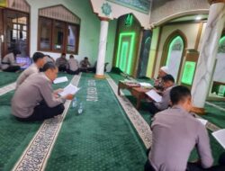 Personil Polres Rembang Ikuti Khataman Al Qur’an Rutin Guna Menambah Keimanan & Ketaqwaan