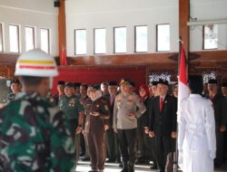 Paskibraka 2023 Sragen Dikukuhkan Bupati, Kapolres Bersama Forkopimda Beri Selamat