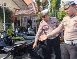 Pengendara Tak Tertib Lalu Lintas, Satlantas Polres Batang Amankan Ratusan Knalpot Brong