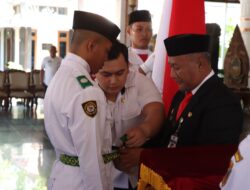 Pengukuhan Paskibraka Kabupaten Dihadiri Kapolresta Pati