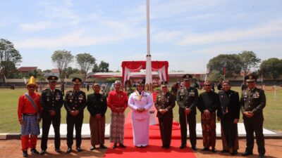 Kapolres Sragen Hadiri Upacara Detik-Detik Proklamasi Kemerdekaan Republik Indonesia ke-78