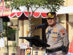 Pimpin Apel Gelar Pasukan Kesiapan Tangani Kebakaran, Kapolres Sragen; Karhutla Tanggungjawab Semua Pihak