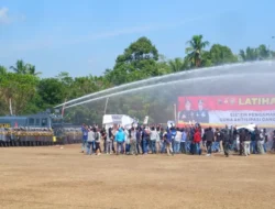 Polda Jateng Gelar Simulasi Pengamanan Kericuhan pada Tahapan Pemilu