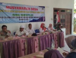 Acara Rembug Stunting di Desa Ngemplak Dihadiri Polmas Polsek Lasem