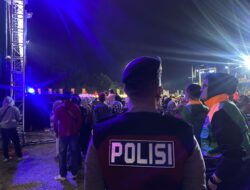 Polres Banjarnegara Bersama Intansi Terkait Pengamanan Hiburan Rakyat Rangkaian HUT Ke-78 RI