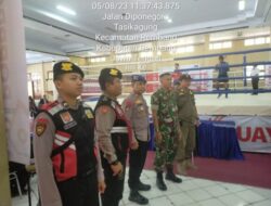 Polres Rembang Amankan Pertandingan Porprov XVI Jawa Tengah Cabor Muaythai