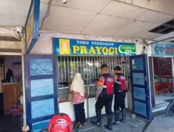 Patroli Polres Rembang Imbau Pemilik Toko Emas Cek Kondisi CCTV secara Berkala