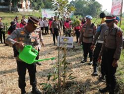 Polres Sragen Tanam 1000 Bibit Pohon Program Penghijauan Sejak Dini