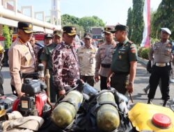 Apel Gelar Pasukan Dalam Rangka Penanggulangan Kesiapan Tangani Kebakaran Di Kabupaten Pati