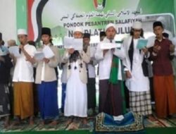 Polri Silaturahmi & Deklarasi Pemilu Damai di Ponpes Salafi Nahdlatul Ulum Tangerang