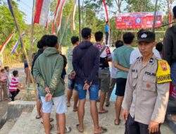 Polsek Gunungwungkal Berikan Pengamanan Turnamen Bola Voli GVG