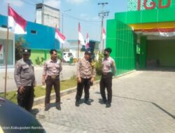 Polsek Pamotan Rembang melaksanakan patroli di RS PKU Muhamadiyah