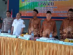 Rapat Pemilihan PWRI Kecamatan, Bhabinkamtibmas Polsek Batangan Lakukan Monitoring