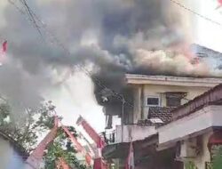 Rumah Dua Lantai di Pati Kidul Terbakar, Diduga Korsleting Listrik