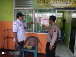 Kunjungi Kantor Desa Soditan, Kanit Binmas Polsek Lasem Lakukan Ini