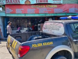 BLP Polsek Kragan Rembang Sasar Obyek Vital Toko Perhiasan