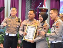 Peringkat V Kinerja Terbaik, Satlantas Polres Rembang Raih Penghargaan Dari Dirlantas Polda Jateng